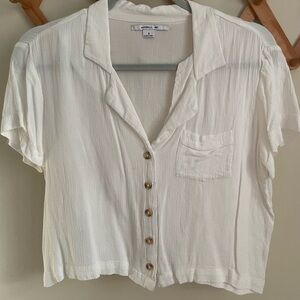 O’Neill White Button-Up Shirt